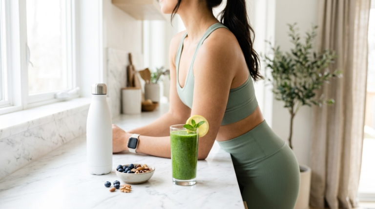 Mulher com energia e saúde praticando hábitos para como acelerar o metabolismo após os 30 anos
